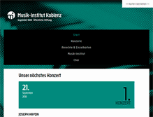 Tablet Screenshot of musik-institut-koblenz.de